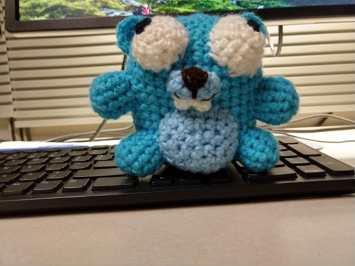Go Gopher Golang Amigurumi PATTERN Etsy