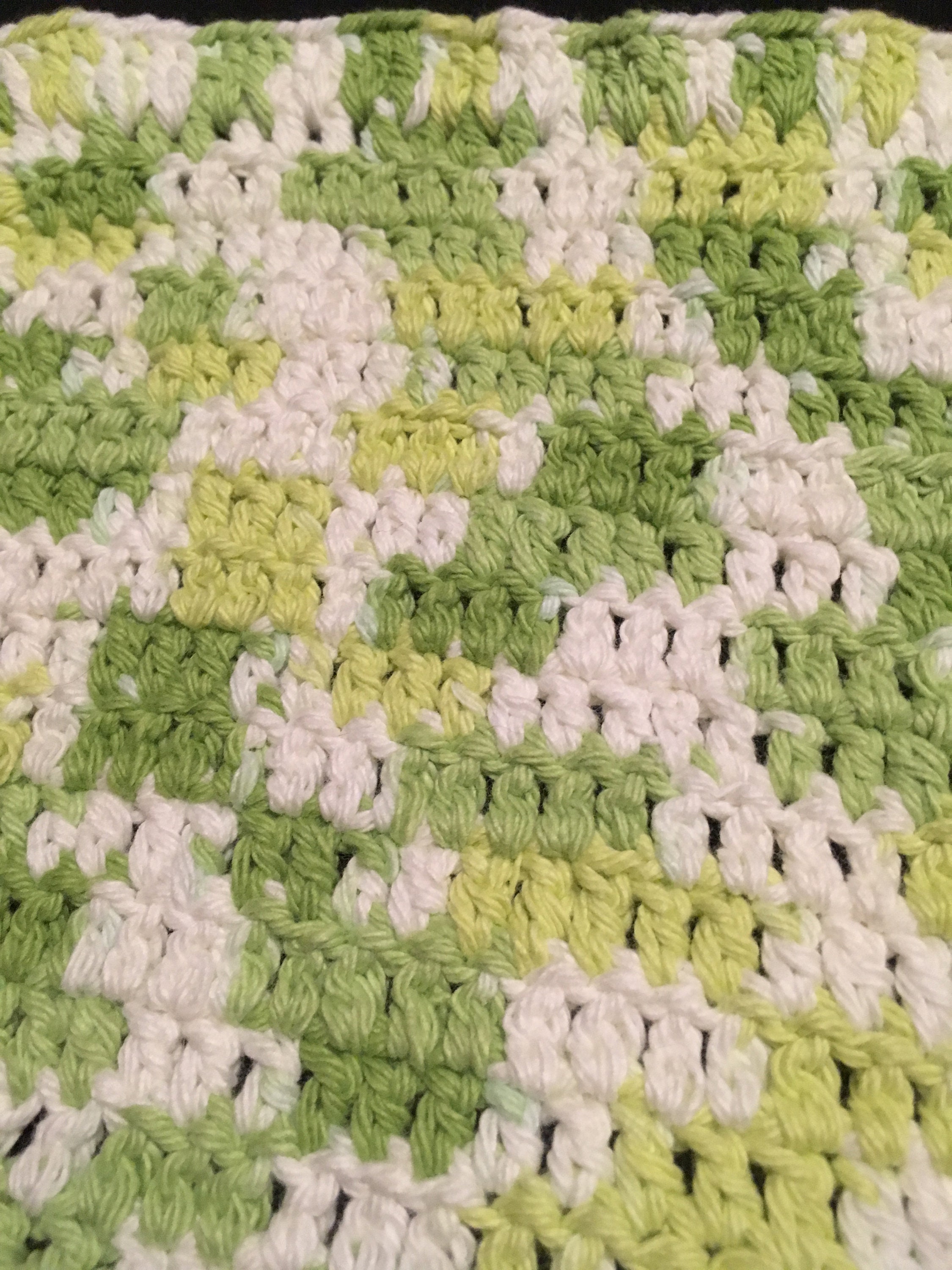 Limeade 5 Dishcloth, Crochet Dishcloth, Handmade, Crochet Dishrag