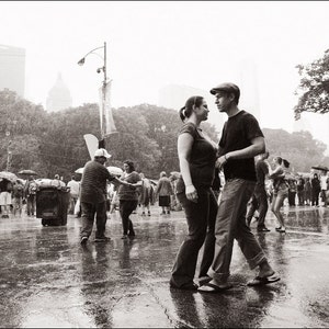 Dancing in the Rain - Black and White Photo Print - Art Photography (MP04)