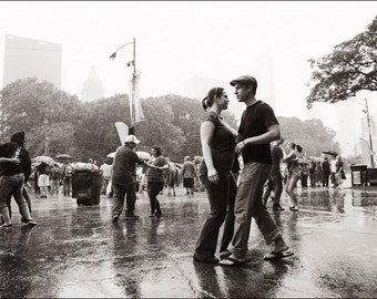 Dancing in the Rain - Black and White Photo Print - Art Photography (MP04)