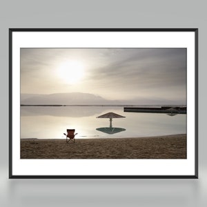 Dead Sea beach - Ein Bokek Israel - Color Photo Print - Fine Art Photography (IS09)
