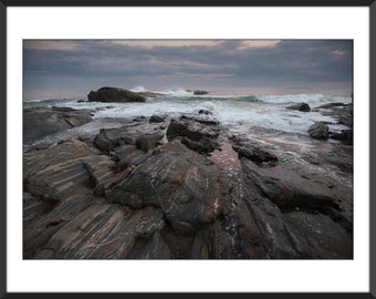 Pemaquid Point Shore, Maine - for Printing or Samsung Frame TV - Art Photography - Wall Art Photo - Digital Download Instant Art - JPG File