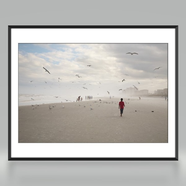 Digital Download, Florida Beach, SAMSUNG FRAME TV Art, Printable, minimalist Coastal photography,  Wall Art, Desaturated, Downloadable Photo