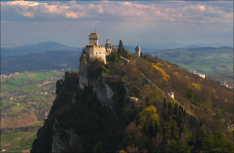 De La Fratta Republic of San Marino Italy Color Photo Print Fine Art Photography ITSM17 image 1