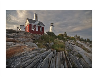 Pemaquid Point Lighthouse - Maine - Color Photo Print - Fine Art Photography (LM011)