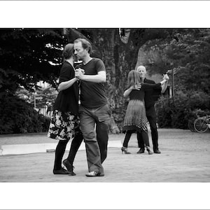 Tango In The Park - Black and White Photo Print - Art Photography (SW20)