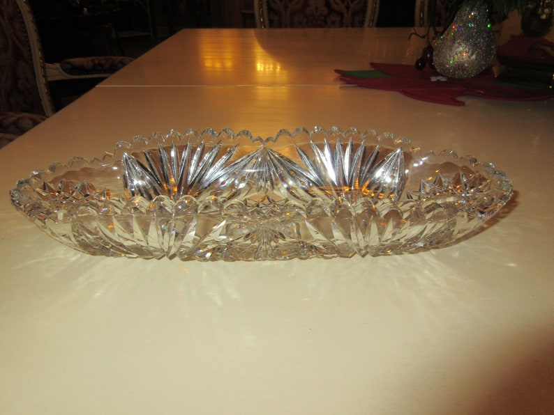 CUT GLASS BOWL