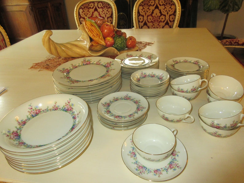 CZECHOSLOVAKIA BOHEMIA Royal Ivory Dinner China Etsy