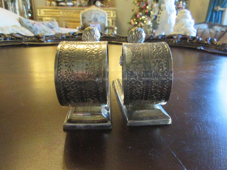NAPKIN HOLDERS with Little Boys and Dogs