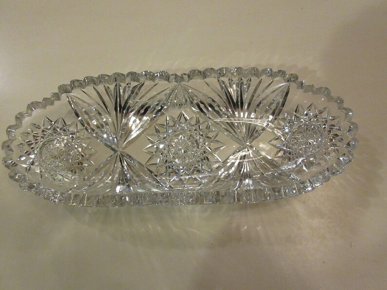 CUT GLASS BOWL