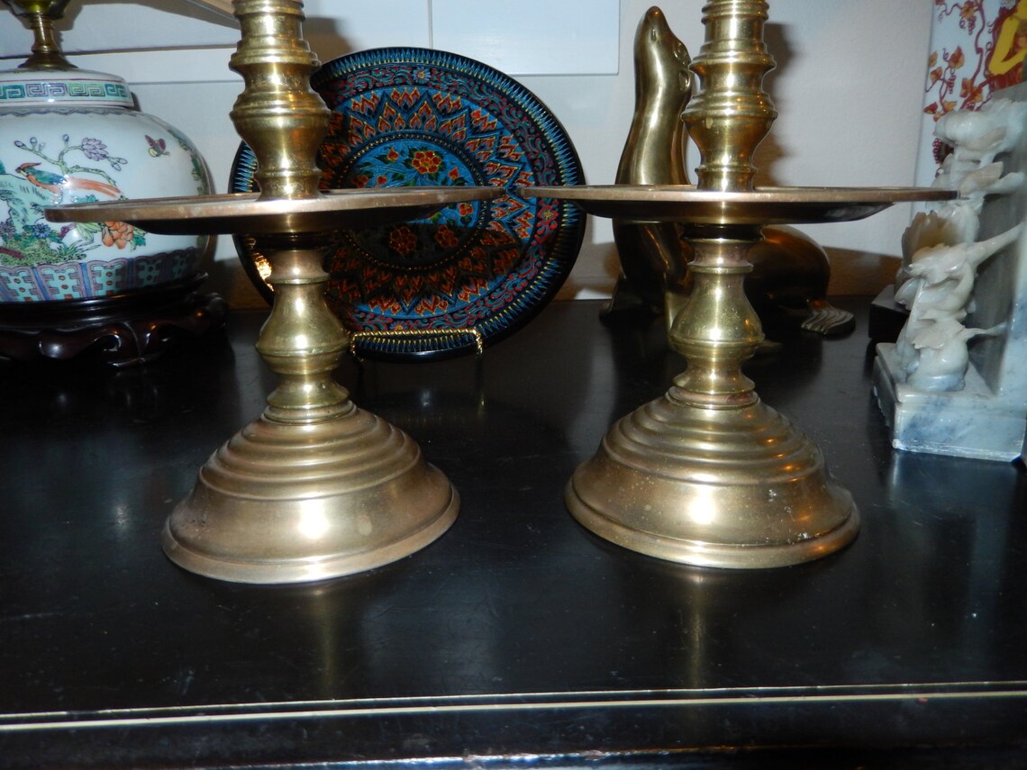 CHINESE CANDLE HOLDERS Signed Etsy