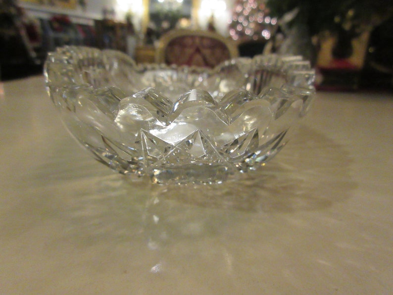 CUT GLASS BOWL