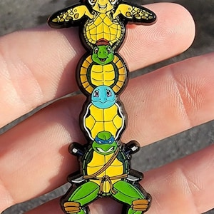 Totally Turtle Totem pin