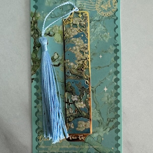 Marque-page en métal fleurs d'amandier - Van Gogh