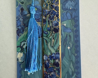 Irises Metal Bookmark - Van Gogh