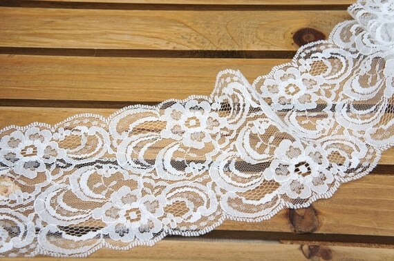 Lace Ribbon, Ivory Ribbon Lace, Wedding Decoration Lace Trim, Lace Tape,  Non-Stretched, Made In Taiwan, Good Quality, 10 yards