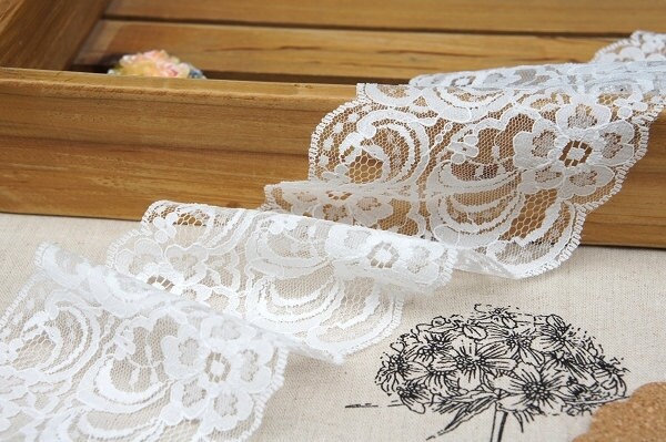 Ivory Hand Beaded Raschel Lace Decima main image 0