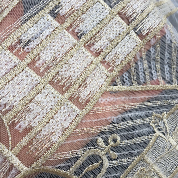 Tissu de luxe de d’or, dentelle d’or, de paillettes matériau de dentelle, dentelle de robe de mariage en or 5a6d61 Tissu de luxe de d’or, dentelle d’or, de paillettes matériau de dentelle, dentelle de robe de mariage en or 5a6d61