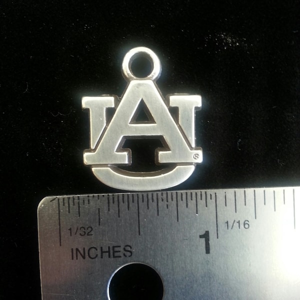 5 Charms - Auburn University Tigers - War Eagle Silver Charm - Great gift idea - Perfect for bracelets, necklace, or key chains