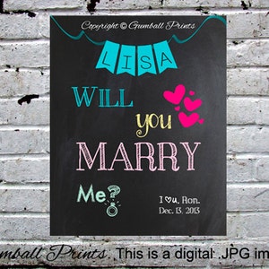 Wedding Proposal, Proposal Poster, Marry Me, Will you Marry Me, Unique Proposal, Engagement Gift. Will you be my Bridesmaid, Maid of Honor