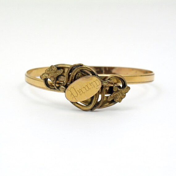 SALE - Antique Pansy Bracelet