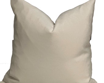 Alabaster Velvet Pillow Cover, Off white Velvet Pillow Cover, Luxurious Velvet Cover, Cover Only