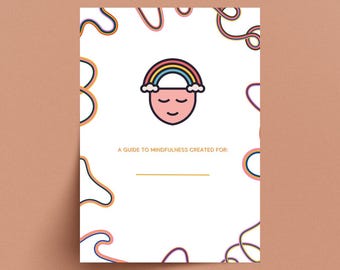 Mindfulness Workbook for Therapy - Printable Guide for Stress Relief & Emotional Well-Being