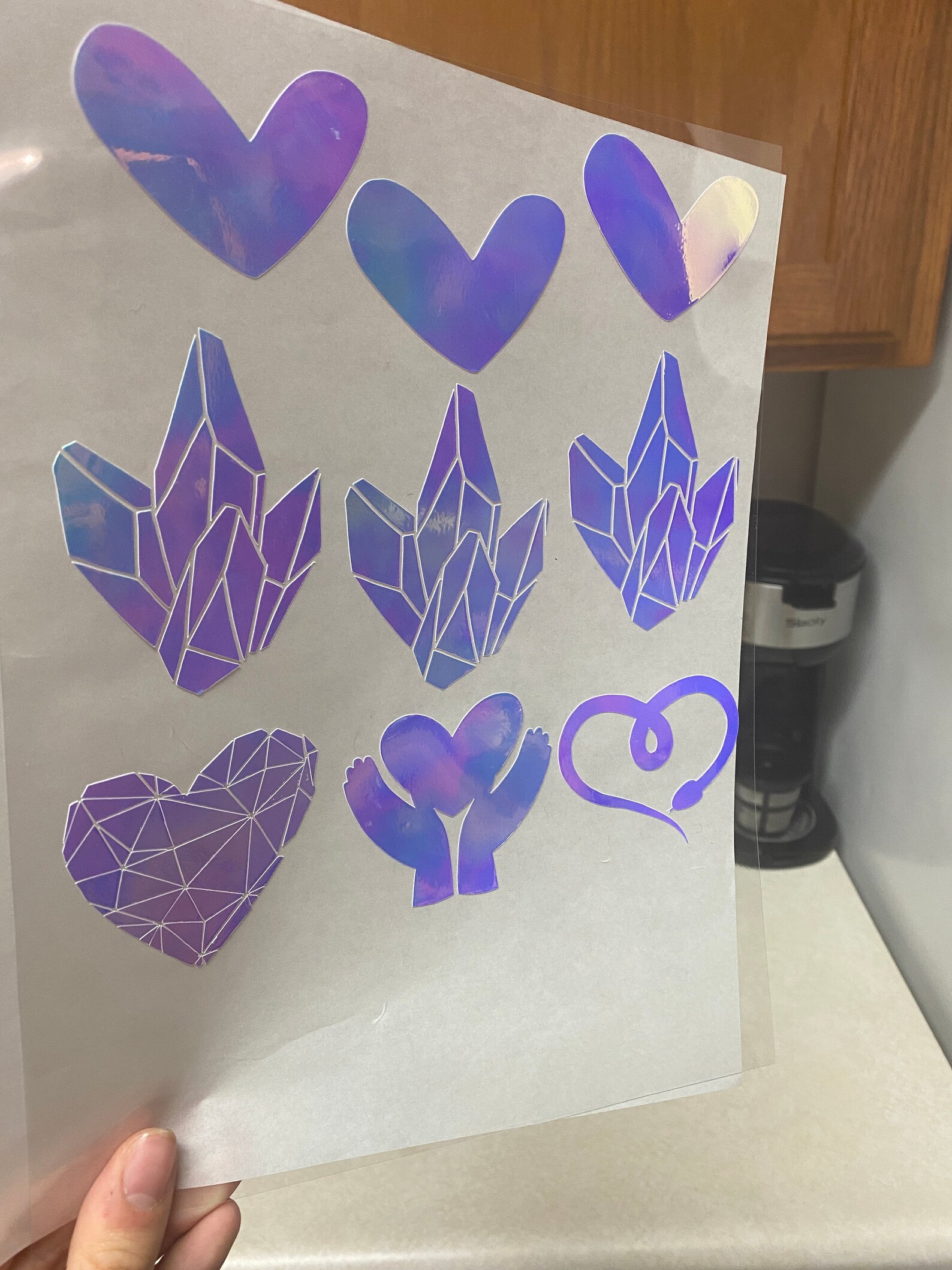 Love Edition / Resin Inserts / Foil Sheet / Resin Foil Insert Etsy