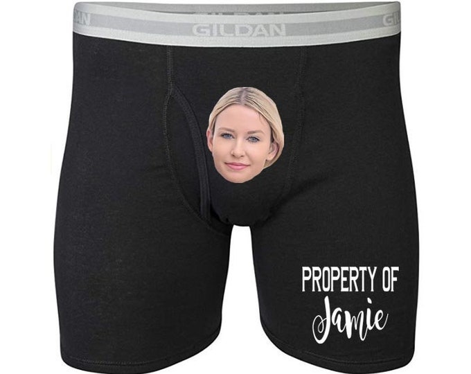 Personalized Underwear Gag Gift Funny Gift for Him Photo Etsy