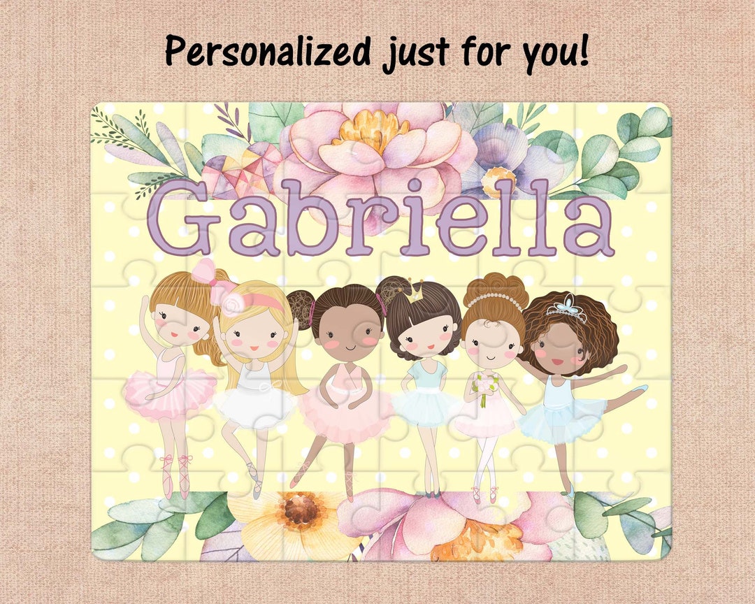Puzzle, Kids Puzzle, Ballerina Puzzle, Dancer, Custom Puzzle ...