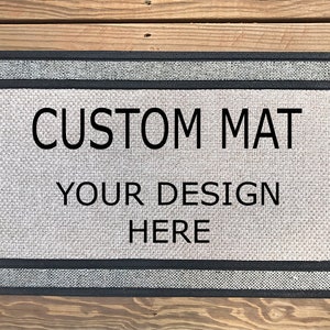 Door Mat, Custom Door Mat, Personalized Door Mat, Logo Mat, Office Mat, Classroom, Wedding, Housewarming, Newly Wed, Teacher, Real Estate