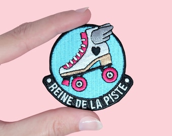 Patch "Roller Derby - Queen of the track" | music dance popculture freedom disco badass made in france mif | gift idea