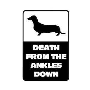 Dachshund, Weiner dog, Parking sign, Dog, pet sign