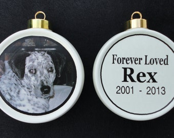 Pet Ornament *Personalized* Christmas, Holiday, Cat, Dog, Memorial, Firefighter, Baby