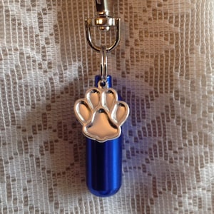 DOG Loss, Cremation Jewelry, Pet loss, Cremation Urn, Memorial Purse clip, Necklace for ashes, Keepsake Keychain, pet loss, Sympathy gift