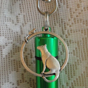 CAT Urn, Memorial Jewelry, Pet Urn, Cremation Urn, Photo Urn, Sympathy Gift, Purse clip, Necklace & Keychain