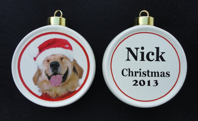 Custom Pet Ornament Personalized Christmas, Holiday, Family, Friends, Memorial, Cat, Dog, Firefighter, Paramedic, EMT image 1