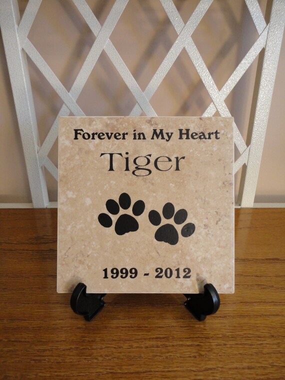 Pet Memorial Personalized Tile Dog Cat Horse Bird Animal Etsy