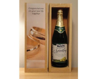 Personalized Wine Box, WEDDING Wine Box, Custom, Photo Wine Box, Liquor Box, Anniversary, Birthday