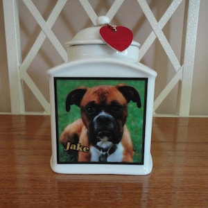 Dog Cremation Urn, Personalised Pet Urn, Personalized Pet Urn, Cat Urn, Pet Urn, Photo Urn, Pet Loss