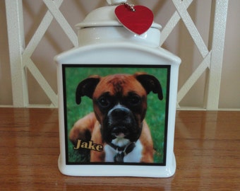 Dog Cremation Urn, Personalised Pet Urn, Personalized Pet Urn, Cat Urn, Pet Urn, Photo Urn, Pet Loss