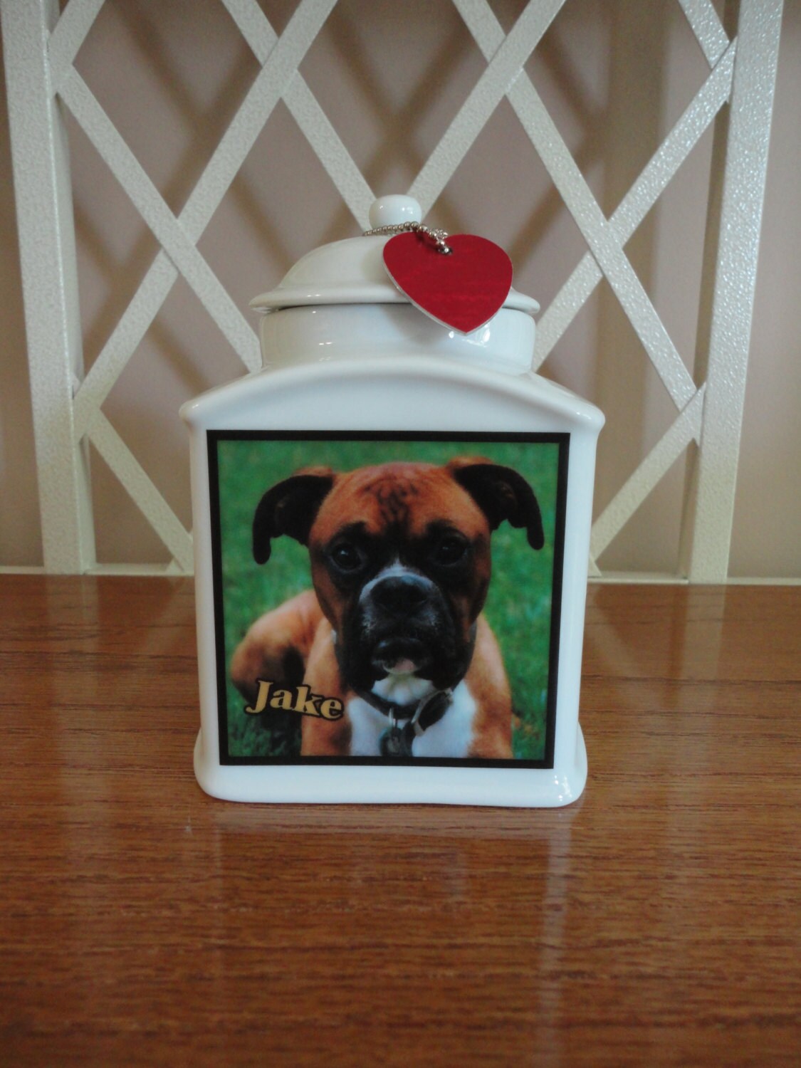 personalised pet urn