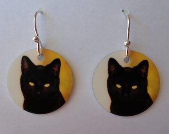 PET Photo Earrings, Cat Earrings, Dog Earrings, Custom Charm Earrings, Photo Earrings, Custom Earrings