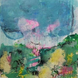 Heureux les jours de pluie !  Carte d'art, carte vierge, carte de voeux, carte de remerciement, notelet
