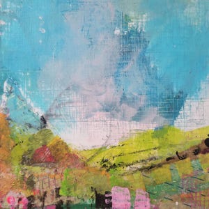 Carte d'art In The Valley par Sue Churchill, carte vierge, carte de voeux, carte de remerciement, notelet