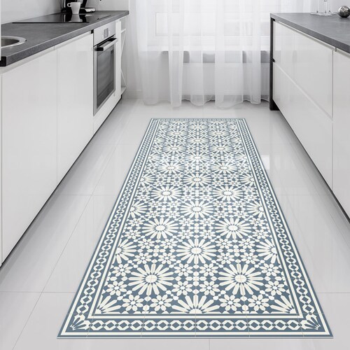 Runner Rug Grey 80x200 cm Moroccan Style Modern Design Hallway Hall Kitchen Top 