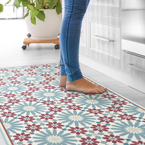Vinyl Floor Tiles Kitchen Mat Vinyl Rug Portugal White Home Decor Rugs For Living Room Darc Latte #197 Vinyl Floor Mat Gray Floor