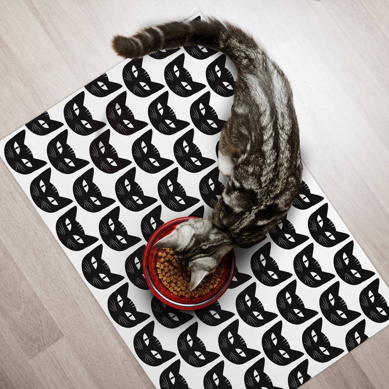 Cat placemat for food