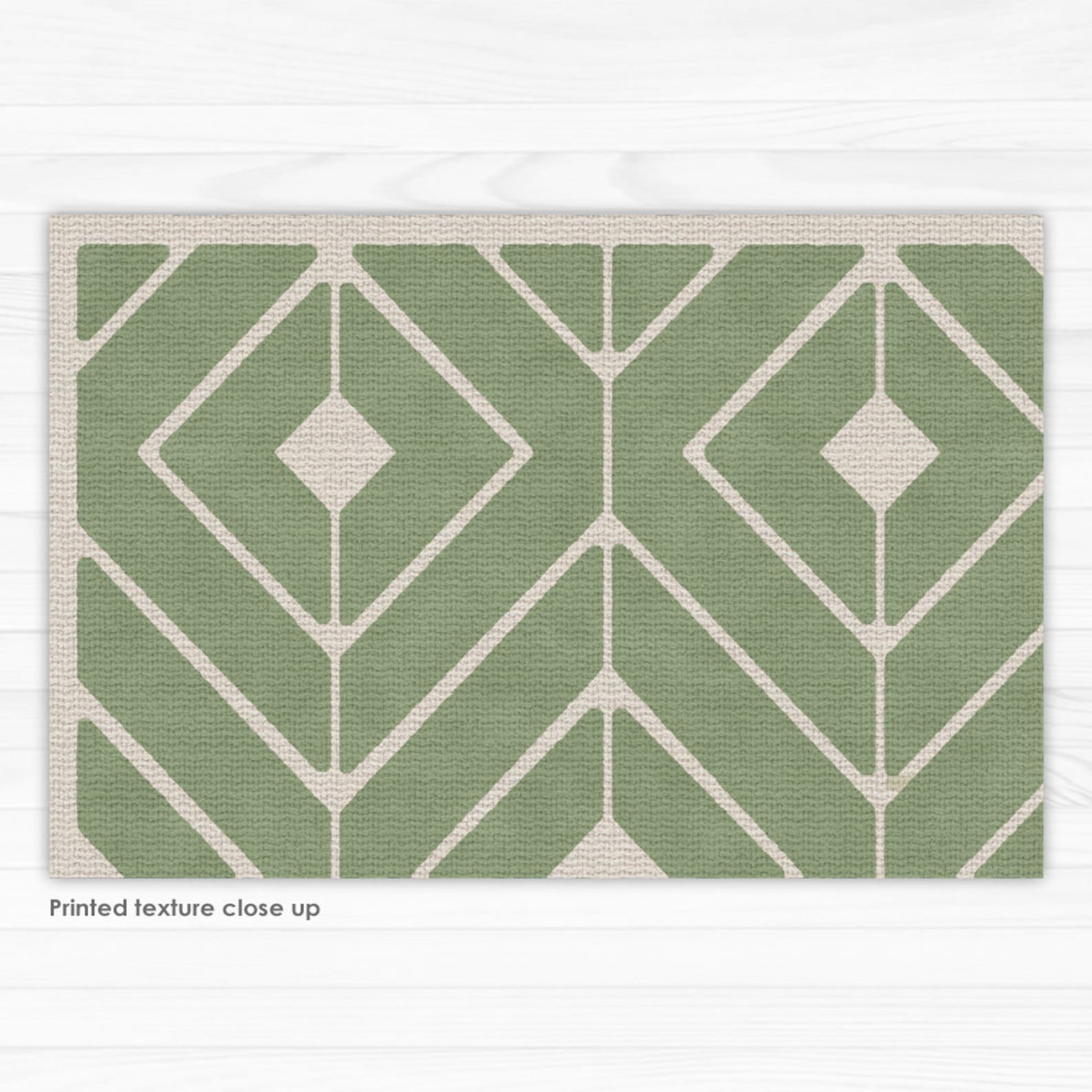 Vinyl kitchen runner rug. Green kitchen floor runner with Etsy