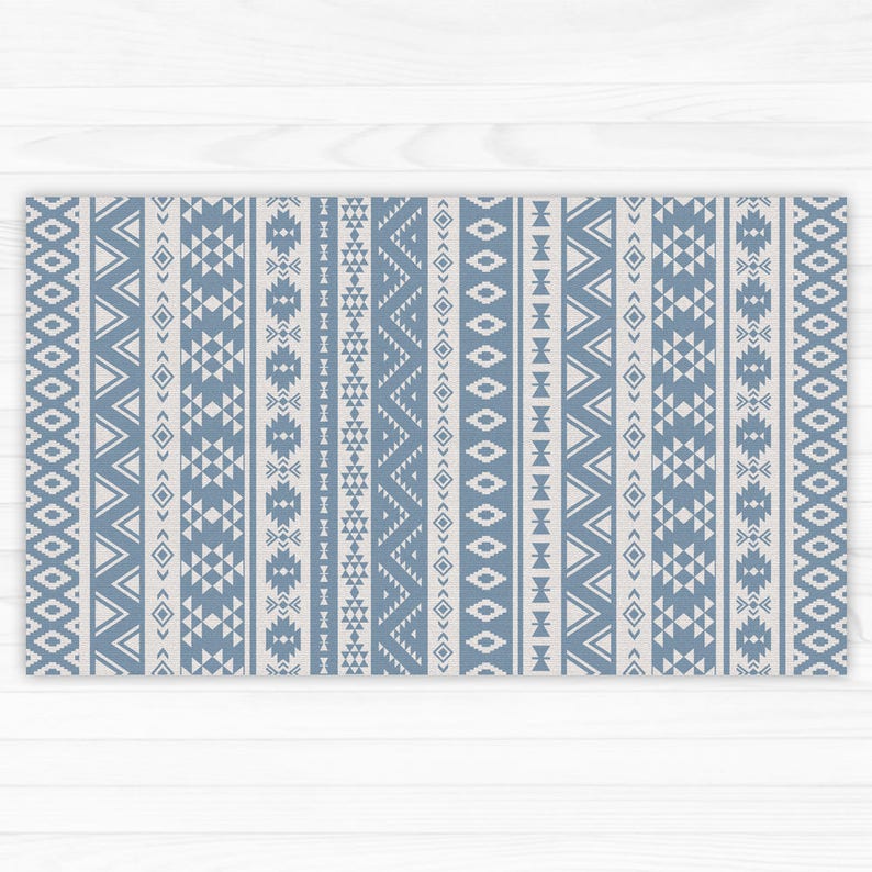 Vinyl Floor Mats >> Blue Vinyl Floor Mat With Ethnic Pattern Graphic Blue And Etsy Vinyl Floor Mats >> Blue Vinyl Floor Mat With Ethnic Pattern Graphic Blue And Etsy